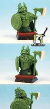 28mm scale Dwarf Lord Greenstuff Sculpture by Scibor