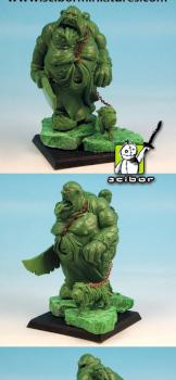 28mm scale Ogre Greenstuff Sculpture by Scibor