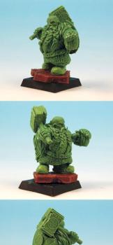 28mm scale Dwarf Lord Greenstuff Sculpture by Scibor