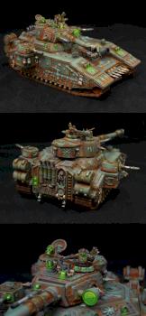 Chaos Nurgle Baneblade / Plaguereaper by LuckyNo.5