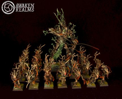 Wood Elves Tree Man and Dryads by Awaken Realms
