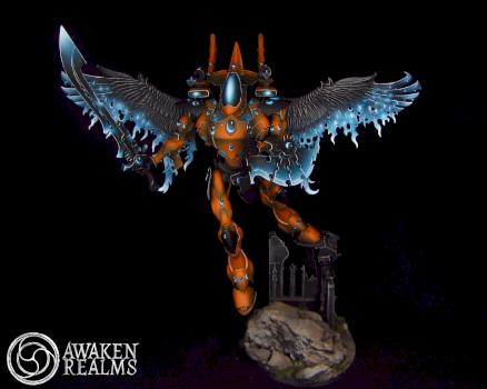 Eldar Swooping... Wraith Knight (conversion) by Awaken Realms