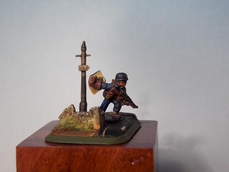 Captain America Flames of war by cabezonmed