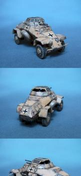 Bolt Action DAK SdKfz 222 Recce 15.PzD by Graveus