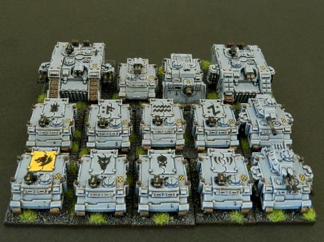 Epic scale Space Wolves armour by dobbsy