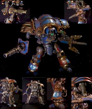 Forgeworld Questoris Knight - House Teryn by P4Painting