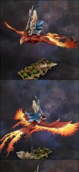High Elf Flamespyre Phoenix by Dane Da Paintboy
