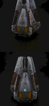 Space Wolves Runic Drop Pod by SavageDPainting
