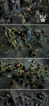 JUNGLE MODULAR 72x48 BATTLE GAMEBOARD DEATAILS 2014 by studiolevel