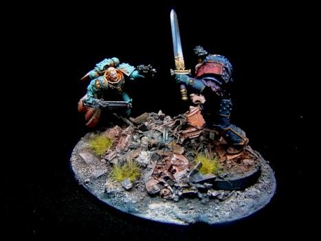 Abaddon vs. Loken by Jürgen Frank