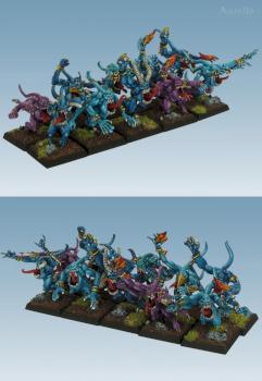 Blue Horrors of Tzeentch by aurelio