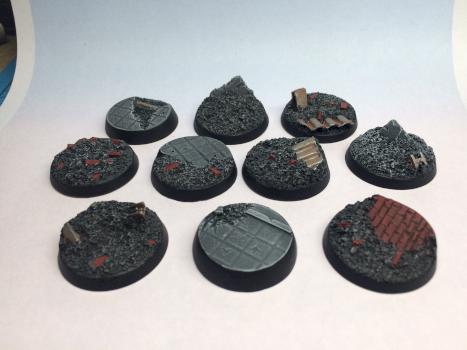 Urban Battleground Resin Bases - 32mm by pabloescobear