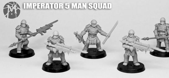 Imperator troops by Meridian Miniatures