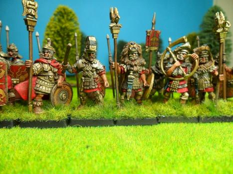 28mm Aventine Early Imperial Roman Legioary Unit with Command by avalonindustries2040