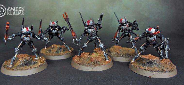 Adeptus Mechanicus Sicarian Infiltrators by Awaken Realms