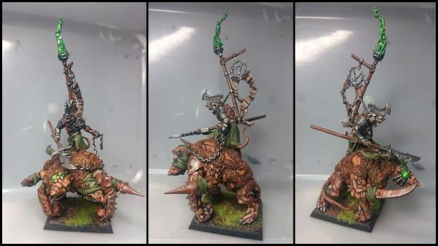 Skaven bonebreaker Warlord by ghazghull