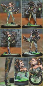 Brute Thrall - Cryx Weapon Attachment - Femme Fatale Variant by EmilienWILD
