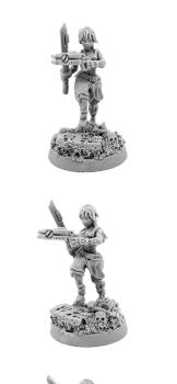 O’XANAH – TAU WIDOW OF VENGEANCE WITH SWORD AND GUN by warex