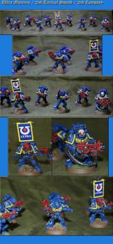 Ultra Marines / 2nd Tactical Squad / 2nd Company by Drazel