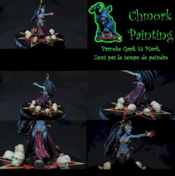 Warhammer,dark elve sorceress by noxyren