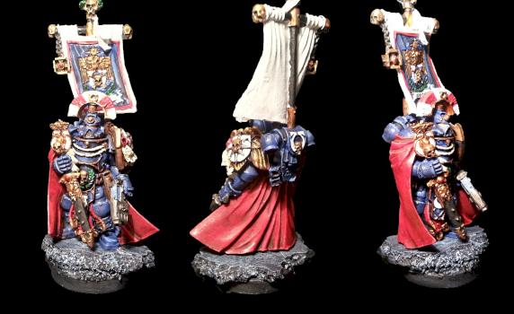 Cato Sicarius,  Captain of the Ultramarines 2nd Company. by darkvision