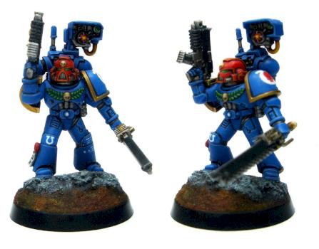 Ultramarines Devastator squad sergeant by Tevet