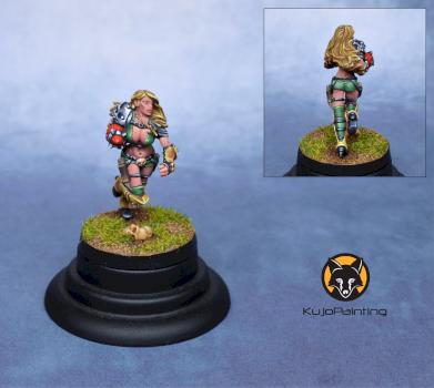 Female Bloodbowl Starplayer by KujoPainting