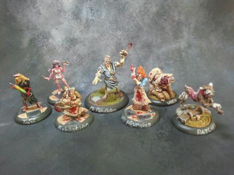 Malifaux 1e McMourning crew by suddenlysara