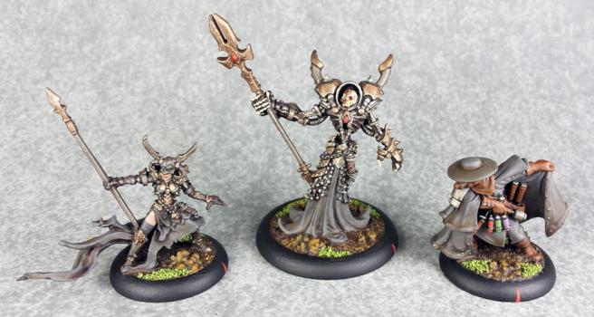 Iron Lich Asphyxious, Wraith Witch Deneghra, Gorman d’Wulfe by 8CDC