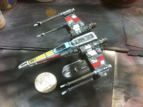 X-Wing from Star Wars Command Playset by carljetter