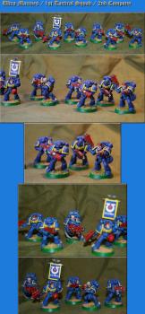 Ultra Marines / 1st Tactical Squad / 2nd Company by Drazel
