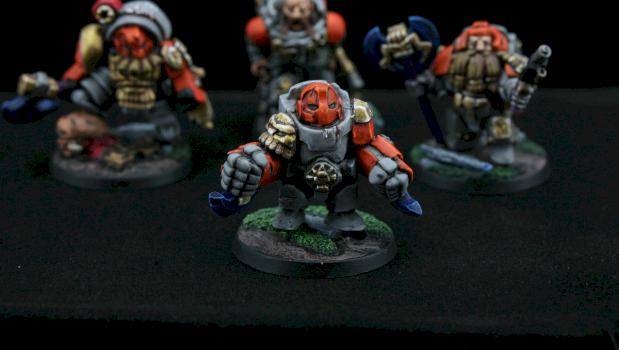 Ulfren - Sci-fi Dwarf Troll Hunter - painted by Gidran