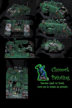 Warhammer 40K: Dark angels Land raider by noxyren