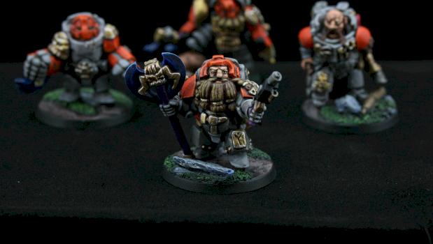 Bjorn - Sci-fi Dwarf Troll Hunter - painted by Gidran