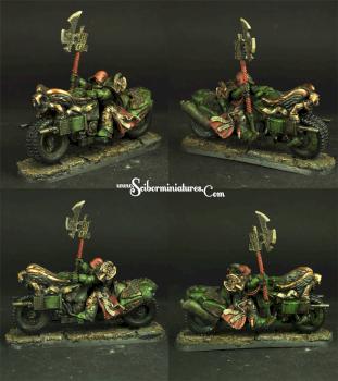 Sci Fi Angel Knight on Bike by Scibor