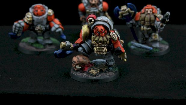 Sven - Sci-fi Dwarf Troll Hunter - painted - 1 by Gidran
