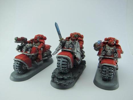 Blood Angels Bike Squad by BlueDorian