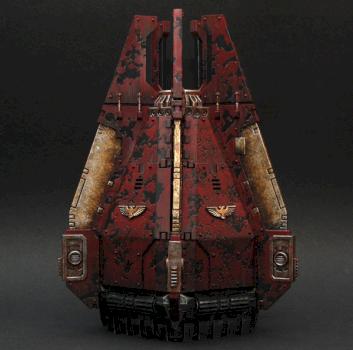 Space Marines Red Templars Drop Pod 3 / 5 by gimiak
