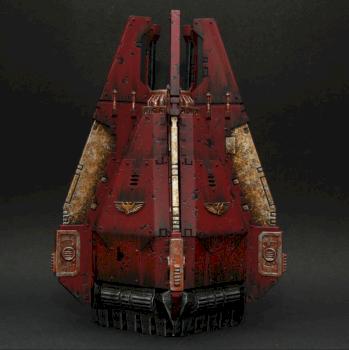 Space Marines Templars of Blood Drop Pod 4 / 5 by gimiak