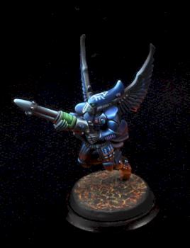 Eldar-Swooping Hawk by Serotoninless