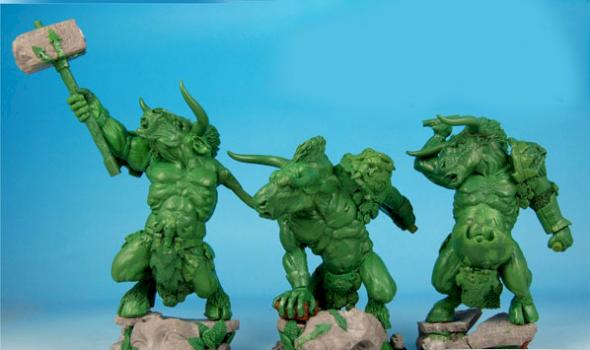 Minoraurs - work in progress Scibor Monstrous Miniatures by Scibor
