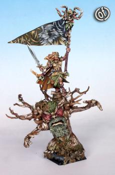 Wood elves Battle standard bearer by vudelfo