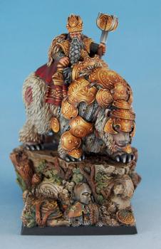 Dwarf King on War Bear by olivka