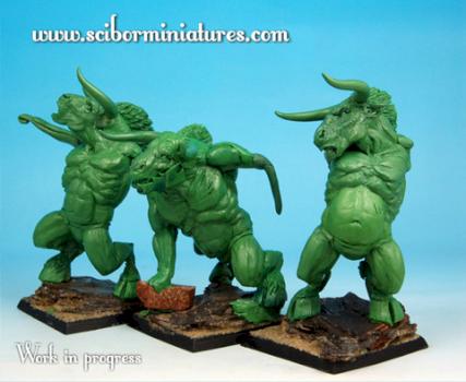 Minoraurs - work in progress by Scibor