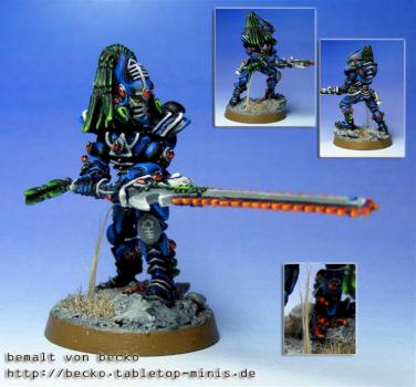 Eldar Scorpion Exarch by becko