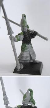 High Elves Swordmaster Standard Bearer converted by loredin