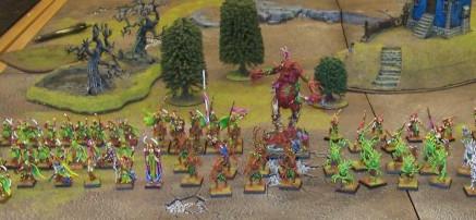 Fully Painted Wood Elf Army by grendelzero