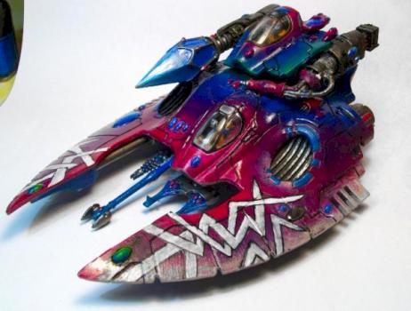 Eldar Fire Prism - One of my first minis, tips please =D by Emma