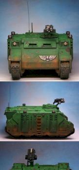 Space Marines Salamanders Rhino by Juan