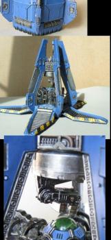 Space Marine Drop Pod - Ultramarine by Ringwraith